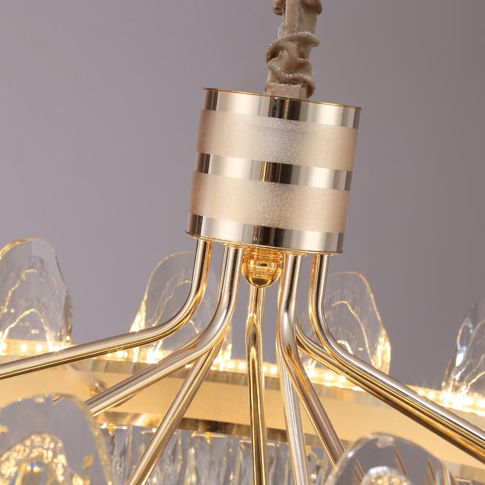 Shell Crystal LED Pendent Light details 1